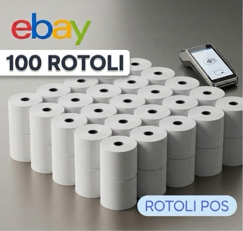 100 rotoli carta - 100, termica